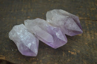 Natural Single Jacaranda Amethyst Crystals  x 35 From Zambia - Toprock Gemstones and Minerals 