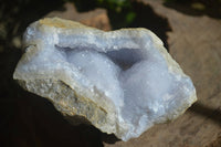 Natural Blue Lace Agate Geode Specimens  x 6 From Nsanje, Malawi