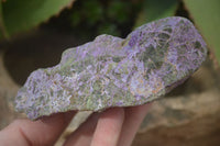 Natural Rough Stichtite & Serpentine Specimens x 4 From Barberton, South Africa