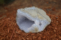 Natural Blue Lace Agate Geode Specimens  x 6 From Nsanje, Malawi - Toprock Gemstones and Minerals 