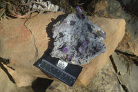 Natural Hand Made Chiredzi Amethyst Conglomerate Specimens x 3 From Chiredzi, Zimbabwe