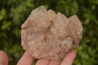 Natural Cascading Smokey Quartz Clusters x 3 From Luena, Congo