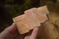 Natural New Sunset Orange Calcite Specimens  x 12 From Spitzkop, Namibia