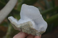 Natural Blue Lace Agate Geode Specimens  x 6 From Nsanje, Malawi - Toprock Gemstones and Minerals 