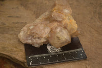 Natural Cascading Smokey Quartz Clusters x 3 From Luena, Congo