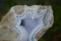 Natural Blue Lace Agate Geode Specimens  x 6 From Nsanje, Malawi - Toprock Gemstones and Minerals 