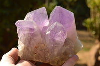 Natural Jacaranda Amethyst Quartz Clusters  x 2 From Mumbwe, Zambia - TopRock