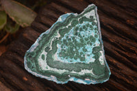 Natural Blue Chrysocolla On Silky Malachite Matrix Specimens x 2 From Kulukuluku, Congo - Toprock Gemstones and Minerals 