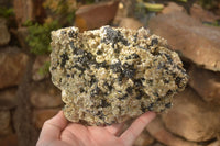 Natural Schorl Black Tourmaline Specimens x 2 From Erongo, Namibia