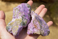 Natural Rough Purple Stichtite Specimens  x 5 From Barberton, South Africa - TopRock