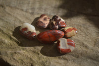 Polished Mini Craft Red Jasper Tumble Stones - Sold per 500 g - From Northern Cape, South Africa