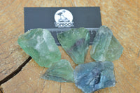 Natural Selected Watermelon Fluorite Cobbed Pieces x 30 From Uis, Namibia - TopRock