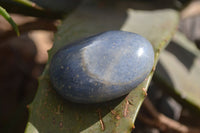 Polished Blue Lazulite Palm Stones  x 12 From Madagascar - Toprock Gemstones and Minerals 