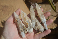 Natural Drusi Quartz Coated Calcite Crystals  x 12 From Alberts Mountain, Lesotho - Toprock Gemstones and Minerals 