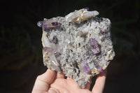 Natural Hand Made Chiredzi Amethyst Conglomerate Specimens x 3 From Chiredzi, Zimbabwe