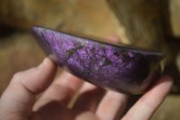 Polished One Side Polished Purpurite Free Forms x 3 From Erongo, Namibia