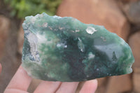 Polished One Side Polished Emerald Mtorolite Plates  x 3 From Mutorashanga, Zimbabwe - Toprock Gemstones and Minerals 