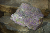 Natural Rough Stichtite & Serpentine Specimens x 4 From Barberton, South Africa