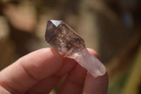 Natural Smokey Window Amethyst Crystals  x 35 From Chiredzi, Zimbabwe