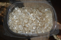 Polished Mini Craft Clear Quartz Tumble Stones - Sold per 500 g - From Mozambique