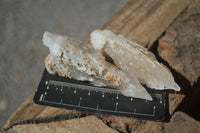 Natural Drusi Quartz Coated Calcite Crystals  x 12 From Alberts Mountain, Lesotho - Toprock Gemstones and Minerals 