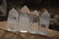 Polished Clear Quartz Crystal Points x 12 From Madagascar