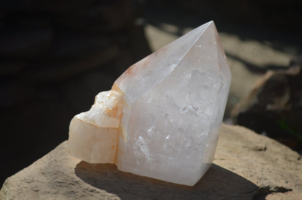 Polished Large Clear Quartz Crystal x 1 From Madagascar