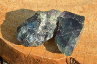 Natural Selected Watermelon Fluorite Cobbed Pieces x 30 From Uis, Namibia - TopRock