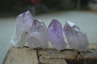 Natural Single Jacaranda Amethyst Crystals  x 35 From Zambia - Toprock Gemstones and Minerals 