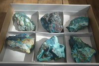 Natural Rough Shattuckite Cobbed Specimens x 6 From Kaokoveld, Namibia