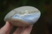 Polished Blue Lace Agate Standing Free Forms  x 2 From Nsanje, Malawi - Toprock Gemstones and Minerals 