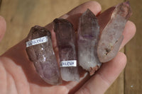 Natural Skeletal Amethyst Crystals  x 35 From Chiredzi, Zimbabwe