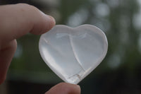 Polished Small Girasol Pearl Quartz Hearts  x 20 From Ambatondrazaka, Madagascar - Toprock Gemstones and Minerals 