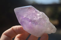 Natural Single Jacaranda Amethyst Crystals x 12 From Mumbwe, Zambia