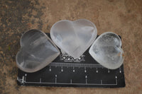 Polished Small Girasol Pearl Quartz Hearts  x 20 From Ambatondrazaka, Madagascar - Toprock Gemstones and Minerals 