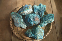 Natural Rough Shattuckite Cobbed Specimens x 6 From Kaokoveld, Namibia