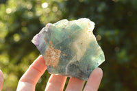 Natural Selected Watermelon Fluorite Cobbed Pieces x 30 From Uis, Namibia - TopRock