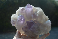 Natural Jacaranda Amethyst Clusters  x 2 From Zambia - Toprock Gemstones and Minerals 