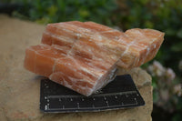 Natural New Sunset Orange Calcite Cubic Specimens  x 6 From Spitzkop, Namibia - Toprock Gemstones and Minerals 