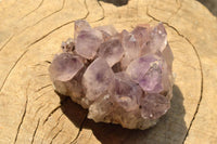 Natural Jacaranda Amethyst Quartz Clusters With Nice Clear Crystals  x 2 From Mumbwe, Zambia - TopRock