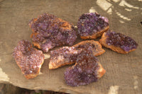 Natural Dark "Amethystos" Amethyst Crystal Plates  x 6 From Kwaggafontein, South Africa - Toprock Gemstones and Minerals 