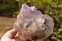 Natural Jacaranda Amethyst Quartz Clusters With Nice Clear Crystals  x 2 From Mumbwe, Zambia - TopRock