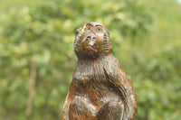 Polished Hand Carved Verdite Baboon Sculpture x 1 From Zimbabwe - TopRock