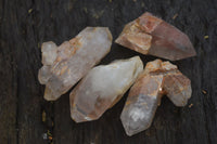 Natural Red Hematoid Quartz Crystals x 35 From Karoi, Zimbabwe