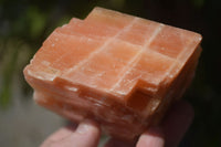 Natural New Sunset Orange Calcite Cubic Specimens  x 3 From Namibia - Toprock Gemstones and Minerals 