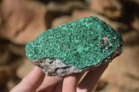 Natural Crystalline Malachite Specimens  x 2 From Congo