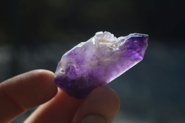 Natural Skeletal Amethyst Crystals  x 35 From Chiredzi, Zimbabwe