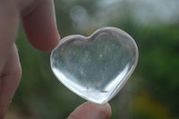 Polished Small Girasol Pearl Quartz Hearts  x 20 From Ambatondrazaka, Madagascar - Toprock Gemstones and Minerals 