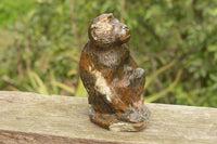 Polished Hand Carved Verdite Baboon Sculpture x 1 From Zimbabwe - TopRock