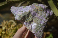 Natural Rough Stichtite & Serpentine Specimens x 4 From Barberton, South Africa